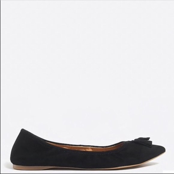 J. Crew Factory Shoes - NWT J Crew Factory Suede Tassel Pointy Flats 7